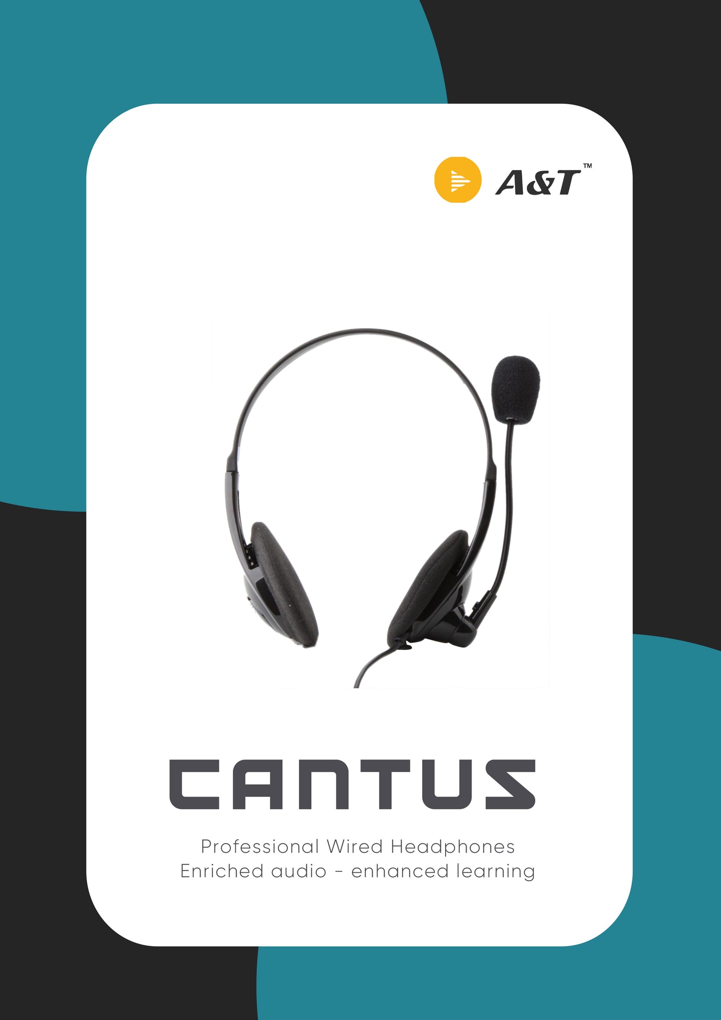 CANTUS Professional Wired Headphones