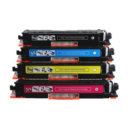 MODEL – Compatible Toner Cartridge - HP130A (CF350A Black |CF351A Cyan | CF352A Yellow | CF353A Magenta)