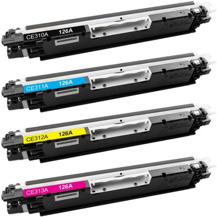 MODEL – Compatible Toner Cartridge - HP126A (CE310A Black |CE311A Cyan | CE312A Yellow | CE313A Magenta)