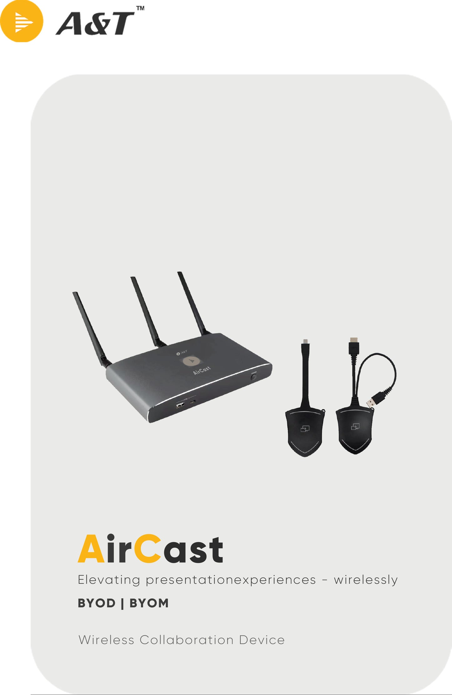 BYOD | BYOM  Wireless Collaboration Device