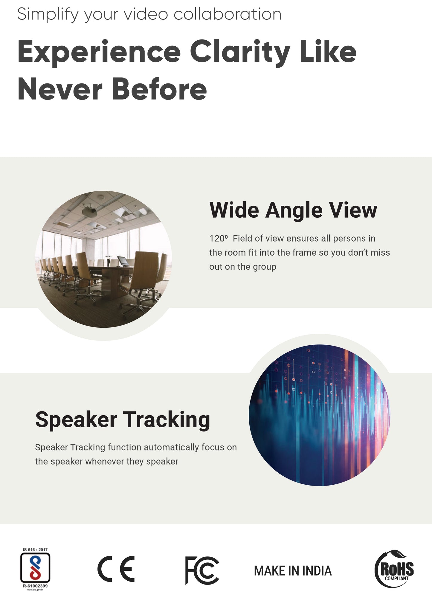 IKON 200 -  Video Soundbar With Speaker Tracking