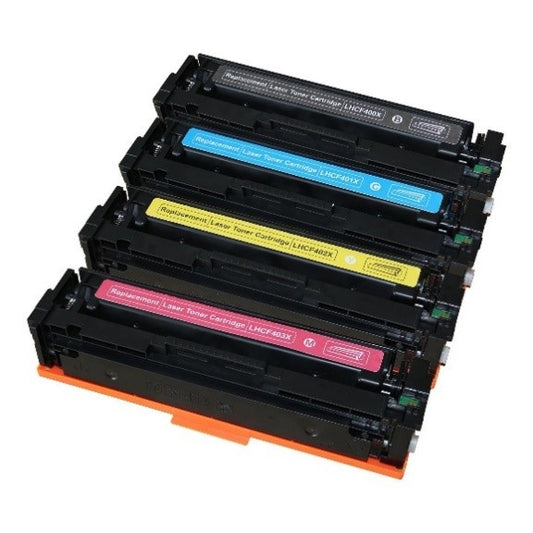 MODEL - Compatible Toner Cartridge - HP201A (CF400A Black) | (CF402A Cyan) | (CF403A Yellow) | (CF404A Magenta)