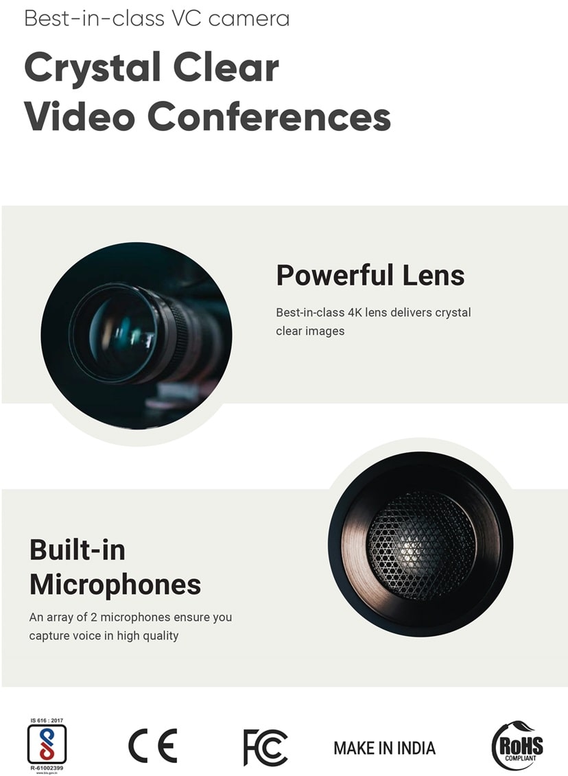 SNAP U4  AI Driven Huddle Room Camera