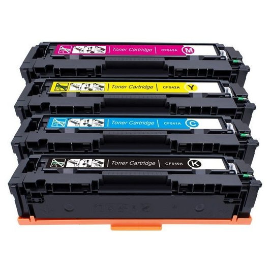 MODEL - Compatible Toner Cartridge - HP203A (CF540A Black | CF541A Cyan | CF542A Yellow | CF543A Magenta
